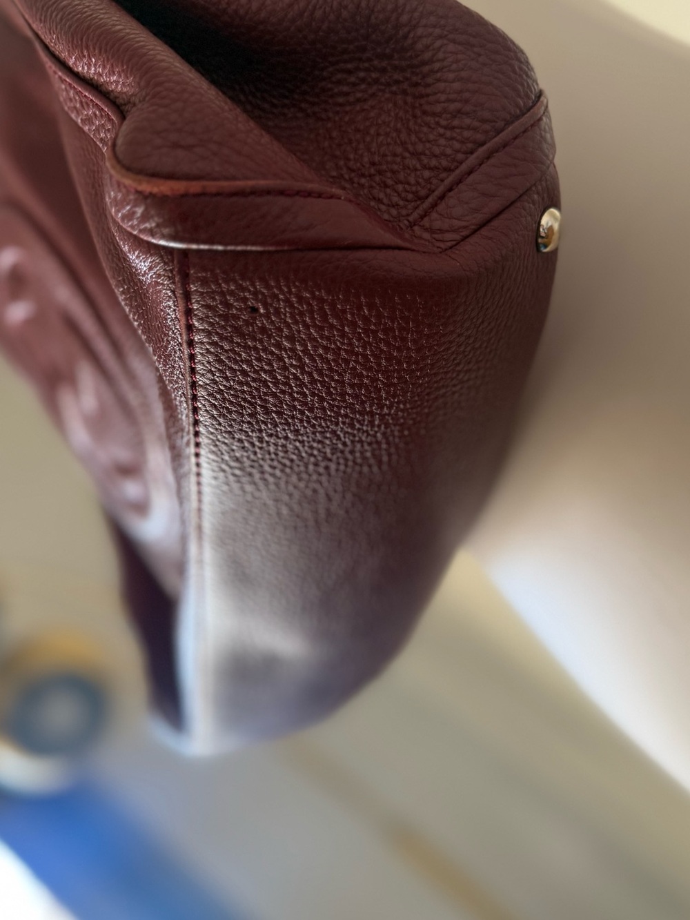 Gucci Soho Shoulder Bag Red Burgundy Medium Size - Picture 4 of 14